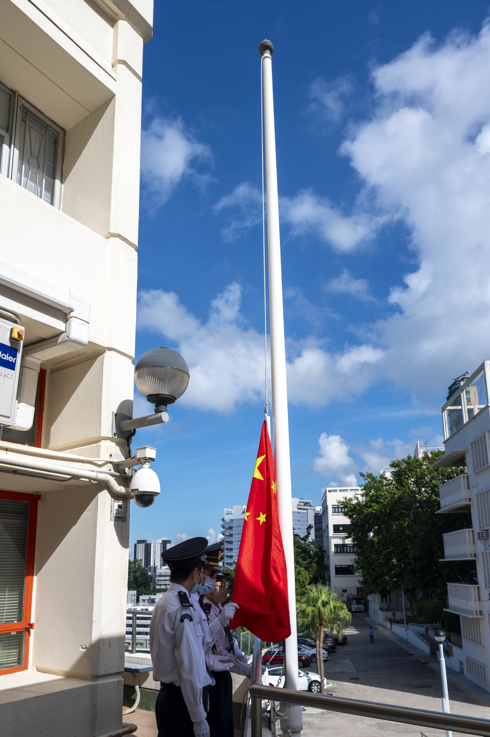 抗戰勝利紀念日-參與升旗儀式